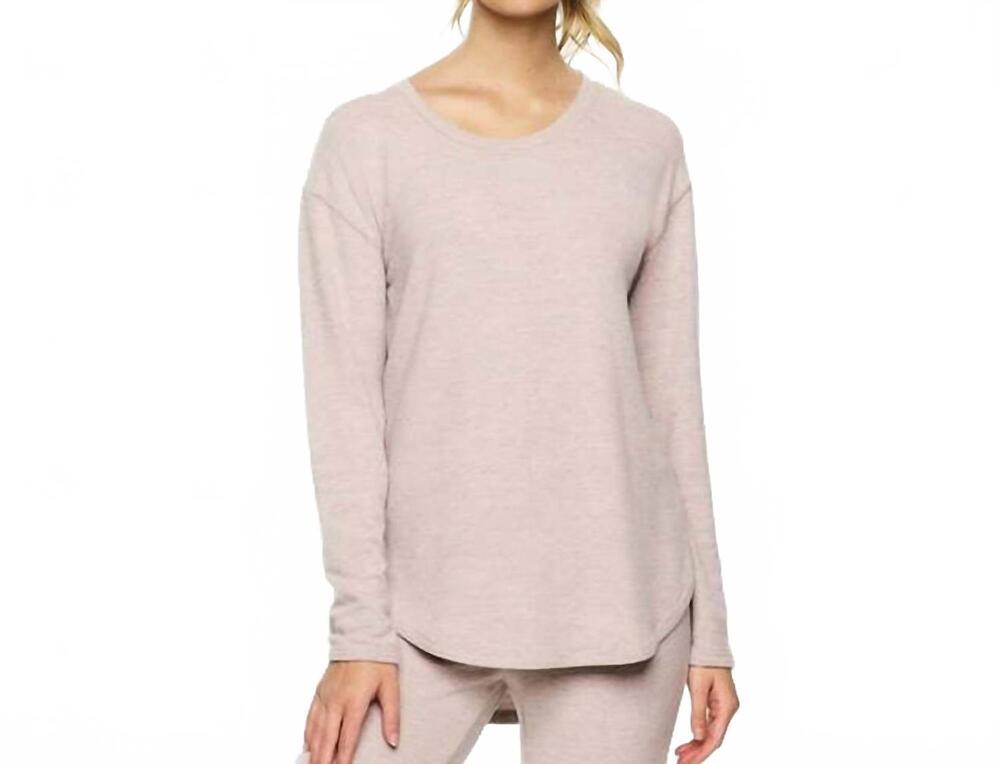 NEW FELINA victoria long sleeve crew neck top in blue